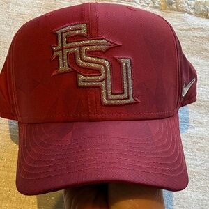 New Nike Maroon Cap with Sparkly FSU Logo
